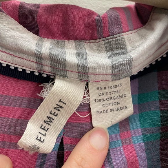 Element plaid button up shirt - Picture 3 of 6